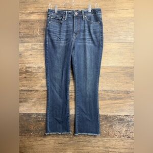 Seven7 Dark Blue Straight Leg Jeans